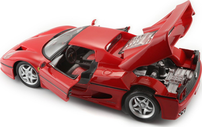 Makine Bburago Ferrari F50 1/24, metal, me dyer që hapen, ngjyra nga më të ndryshmet