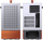 Kuti PC Jonsbo T7, MIDI Tower MATX, xham i temperuar, argjend