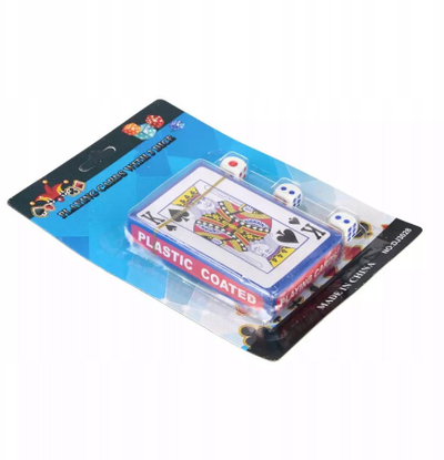Set letra bixhozi me zare Mega Creative Playing Cards With Dice