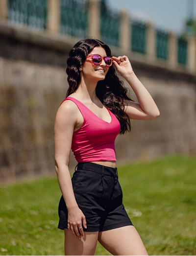 Syze dielli për femra Vuch Foxy Dotty Pink, rozë