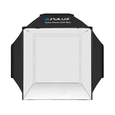 Çadër fotografike Puluz PU5042EU, 40cm, LED 24W 5500K, e zezë