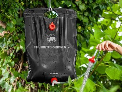 Dush kampingu Tourist Camping Solar Shower 20L, 20L, i zi
