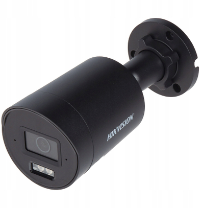 Kamerë IP Hikvision DS-2CD2046G2H-IU, 4 Mpx, lente 2.8 mm, e zezë