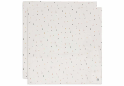 Set mbulesa të holla për fëmijë Jollein Jungle Jambo 115x115cm, 2 copë