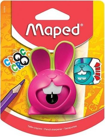 Mprehëse lapsash Maped Croc Croc Bunny Innovation, 1 vrimë, me kontenier, rozë