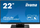Monitor me prekje Iiyama ProLite T2254MSC, 22", Full HD, i zi