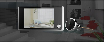 Sy elektronik dere MBG LINE, LCD 3.5", kënd 120°, i zi