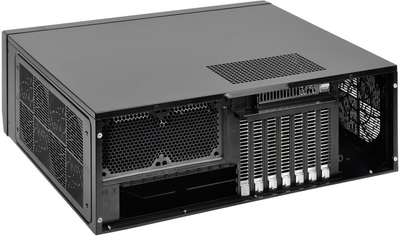 Kasë SilverStone GD09B Grandia, e zezë