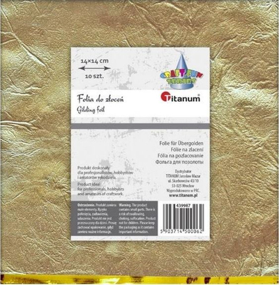 Fletë metalike dekoruese Hasta Gilding Foil, për arkgdhendje, shumëngjyrëshe