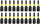 Set bitash goditës TOP 56H549 TX10, 25mm, 20 copë