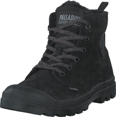 Çizme goca Palladium Pampa Hi, nubuk, me lesh nga brenda, bezhë