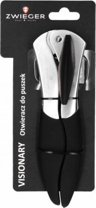 Hapëse konservash Zwieger Visionary, çelik inox, dorezë soft touch, e zezë