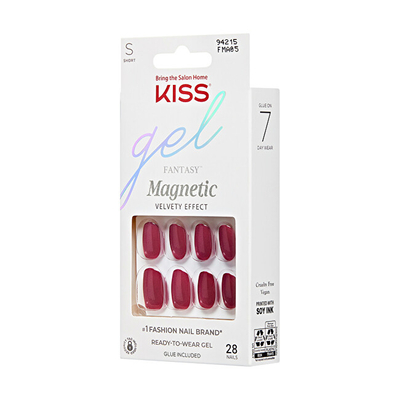 Thonj artificial KISS Gel Fantasy Magnetic (Set Us Free), 28 copë