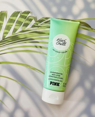 Locion trupi Victoria's Secret Pink Kiwi Chill, për lëkurë të hidratuar, 236 ml