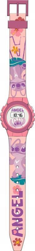 Ora dore për fëmijë Kids Licensing Disney Stitch Angel, analoge, rezistente ndaj spërkatjeve, shumëngjyrëshe