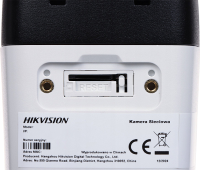Kamerë sigurie Hikvision DS-2CD1043G2-LIUF/SL, 4MP, me IR edhe dritë të bardhë, e bardhë