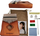 Instrument muzikor kalimba Mozos Flower, 17 taste, dru mahogany, kafe