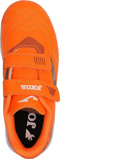 Këpucë futbolli Joma Powerful 2508 IN Jr, për sallë, për kalamaj, portokalli