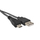 Kabllo USB Qoltec 50494, Micro USB B, 0.25m, USB 2.0, e zezë