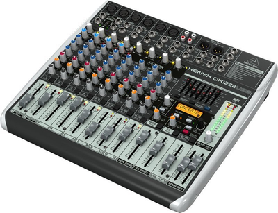 Mikser audio Behringer Xenyx QX1222USB, 12 kanale, USB, gri e zezë