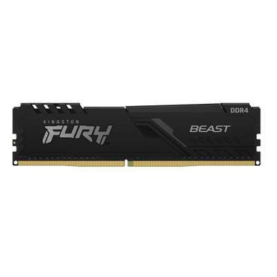 Memorie RAM Kingston Fury Beast, 32GB DDR4 2666MHz CL16, kit 2x16GB, e zezë