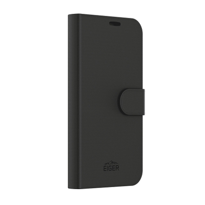 Këllëf telefoni Eiger North Folio për Google Pixel 8 Pro, me kapak portofol, me qëndrim, i zi