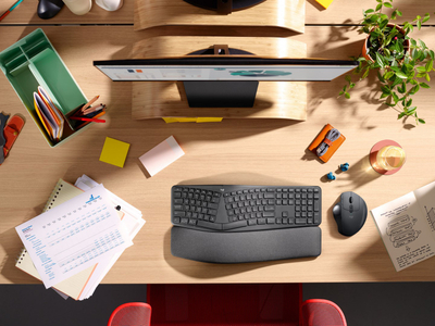 Tastierë Logitech ERGO K860 for Business, ergonomike, e zezë