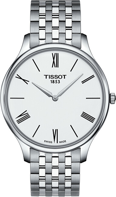 Orë për meshkuj Tissot, e argjendtë