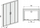 Dyera rrëshqitëse dushi Sanplast D4/TX5b 160, xham transparent, profil silver gloss