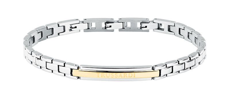 Byzylyk për meshkuj Trussardi T-Steel TJAXV23, i argjendtë