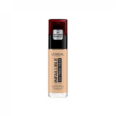 Krem pudër L’Oreal Infaillible 125, 24H Fresh Wear, SPF 25 + Vitamin C, 30 ml
