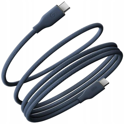 Kabllo Energea Helix 60 USB‑C në USB‑C, 60W, 1.5m, blu