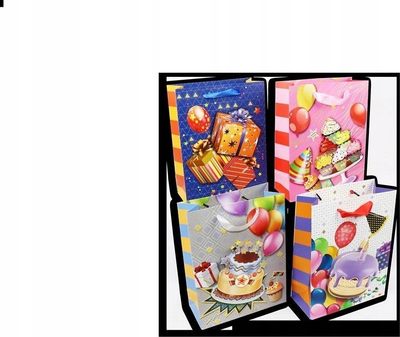 Qese dhuratash Kalpol Gift Bag, 18x23.5x10cm, letër, me shum ngjyra