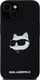 Kllëf telefoni Karl Lagerfeld KLHMP15SSCHPPLK për iPhone 15 14 13, 6.1", MagSafe, i zi