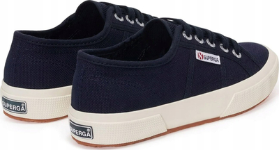 Atlete Superga 2750 Cotu Classic, kanavacë, shollë gome, blu e errët