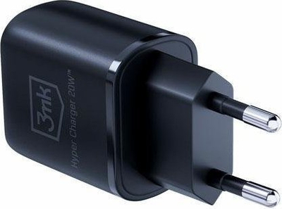 Karikues muri 3MK Hyper Charger 20W, 2 porta USB e USB-C, i zi