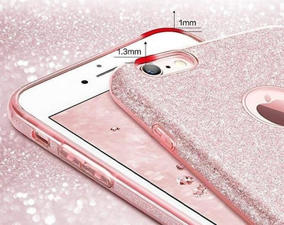 Mbulesë telefoni Wozinsky Glitter për iPhone 11 Pro, e butë, e kuqe