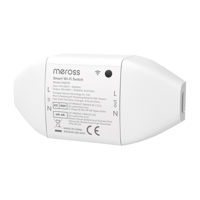 Aktuator smart Meross MSS715MA, Wi-Fi Matter, 16A, i bardhë