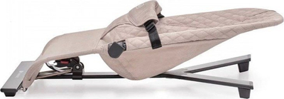 Lezhan për bebet KinderKraft Gravity Mimi, deri 9 kg, i palosshëm, bezhë