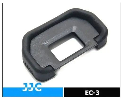 Kapak gome për vizor JJC EC-3 EB, për Canon EOS 5D 10D 20D 30D 50D 60D, i zi