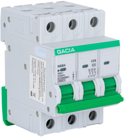 Çelës automat GACIA N8BH, 3P, 32A, 10kA