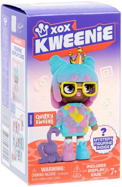 Figurinë për koleksion XOX Kweenies Quirky Kweens Series Premium, 10 cm, me kuti për ta vënë në vitrinë, shumëngjyrëshe