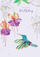 Kartolinë urimi Turnowsky MO8514X1 Birthday Hummingbird, format B6, me zarf, shumëngjyrëshe