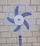 Ventilator dyshemeje PB me këmbë, 3 shpejtësi, bardh e blu