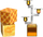 Figurë loje Educa Borras Minecraft, 8 cm, me nyje që lëvizin, shumëngjyrëshe