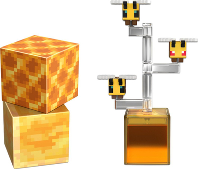 Figurë loje Educa Borras Minecraft, 8 cm, me nyje që lëvizin, shumëngjyrëshe
