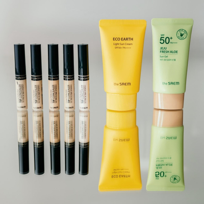 Krem dielli The Saem Jeju Fresh Aloe Sun Gel, SPF50 PA++++, 50g