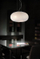 Lampë varëse Azzardo Optima AD6014 5B, E27 5x40W, xham, e bardhë