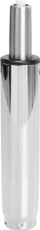 Cilindër rregullimi tabure medium, 29 cm, metal krom, argjendtë