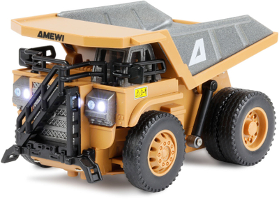 Kamion tipper me telekomandë Amewi Mini Kipper, 1:64, 8 kanale, ngjyrë construction